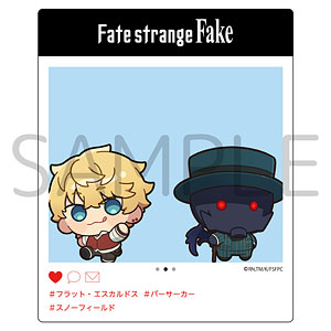 Fate/strange Fake SNS投稿風クリアカード(バーサーカー陣営)