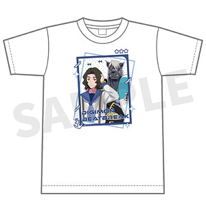 DIGIMON BEATBREAK Tシャツ キョウ＆ムラサメモン(マリンルックver) M