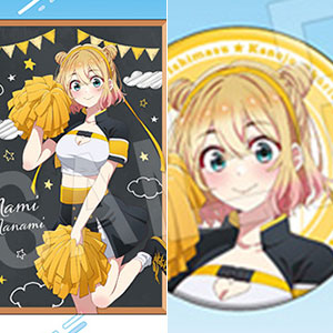 彼女、お借りします 缶バッジ＆ブロマイドセット 応援団ver. 水原千鶴