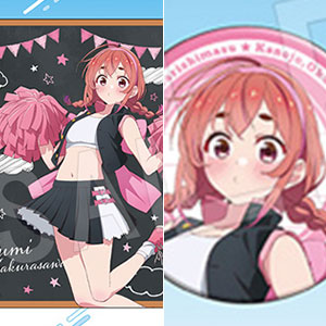 彼女、お借りします 缶バッジ＆ブロマイドセット 応援団ver. 七海麻美