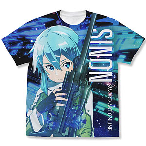ソードアート・オンライン シノン フルグラフィックTシャツ 氷の狙撃手Ver./WHITE-L