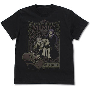 葬送のフリーレン フリーレン＆フェルン「ミミックエスケープ」Tシャツ/BLACK-S
