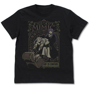 葬送のフリーレン フリーレン＆フェルン「ミミックエスケープ」Tシャツ/BLACK-M