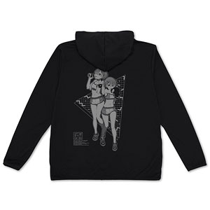 Re：ゼロから始める異世界生活 ラム＆レム 薄手ドライパーカー エクササイズVer./BLACK-XL