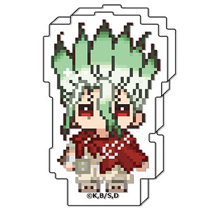 Dr.STONE kawabit アクリルブロックフィギュア 02 あさぎりゲン