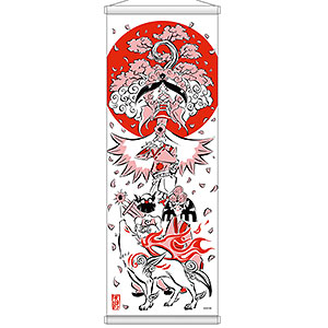 大神 20周年記念 復刻アート企画 タペストリー 秋 ～島崎麻里 作 大神