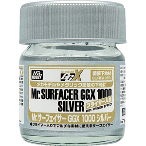Mr.サーフェイサー GGX 1000 シルバー (プライマー入り)