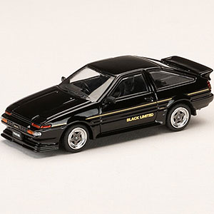 1/64 トヨタ スプリンター トレノ GT APEX (AE86) 後期型 BLACK LIMITED JDM STYLE ブラックメタリック