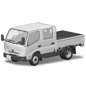 楽プラ スナップキット No.31-WH 日野 デュトロ ダブルキャブ(ホワイト) プラモデル