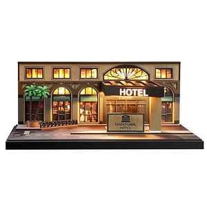 1/64 海外情景ジオラマ TRADITIONAL HOTEL