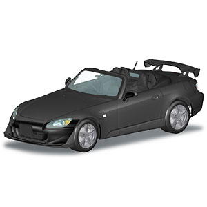 楽プラ スナップカー No.10-BB AP2 S2000 TYPE S 2007 ベルリナブラック プラモデル