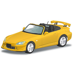 楽プラ スナップカー No.10-YP AP2 S2000 TYPE S 2007 ニューインディイエローパール プラモデル
