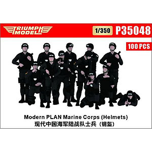 1/350 現用中国海軍 将校 (夏服) (50体入)[トライアンフモデル]《09