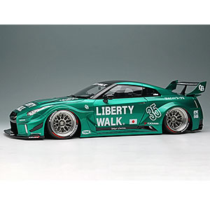 1/18 LBシルエットワークスGT 35GT-RR ミントグリーン[メイクアップ