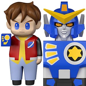 BRICKROID 伝説の勇者ダ・ガーン ダ・ガーン＆高杉星史セット 可動フィギュア