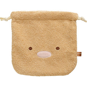 CA96405 すみっコぐらし ぬいぐるみ巾着 とかげ[サンエックス]《発売済