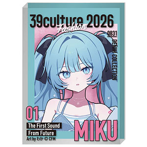 39Culture 2026 FASHION 雑誌風アクリルブロック 鏡音レン[キャラバン