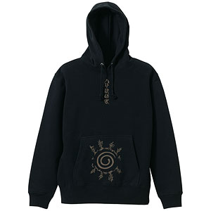 NARUTO-ナルト- 疾風伝 八卦の封印式 プルオーバーパーカー/BLACK-M