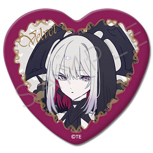THE RIBBON HERO リボンヒーロー ハート型缶バッジ D(ベルベット)