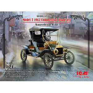 1/24 T型フォード 1912 ロードスター 量産型 プラモデル