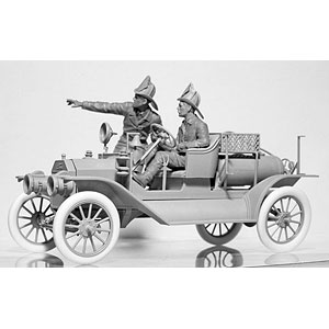1/24 T型フォード 1914 消防車w/クルー プラモデル