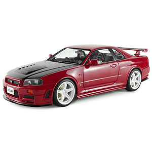 1/18 日産 スカイライン GT-R (BNR34) ニスモパーツ 1999 (レッド)