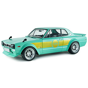 1/18 日産 スカイライン 2000GT-R (KPGC10) HAKOSUKA SOLIDO WORKS 1970 (ミントグリーン)
