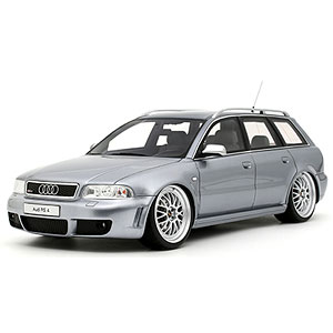 1/18 アウディ RS4(B5) アバント &ldquo;STANCED&rdquo; 2025 (シルバー) 限定生産品